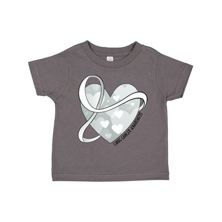 Inktastic Lung Cancer Awareness White Ribbon Around Heart Gift Toddler Boy or Toddler Girl T-Shirt
Inktastic Lung Cancer Awareness White Ribbon Around Heart Gift Toddler Boy or Toddler Girl T-Shirt