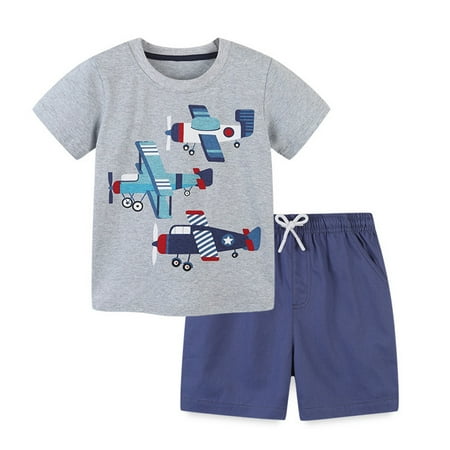 Esaierr Baby Toddler Boys Girls Outfits Cartoon Short Sleeve T-Shirt Top + Shorts Summer Newborn Set 2Pcs for 2-8Y
Esaierr Baby Toddler Boys Girls Outfits Cartoon Short Sleeve T-Shirt Top + Shorts Summer Newborn Set 2Pcs for 2-8Y