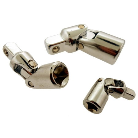 PIVOTANT 3 Piece Universal Joint Set In Sizes: 1/4 3/8 and 1/2 Sizes With Swivel Joints - TP2603
PIVOTANT 3 Piece Universal Joint Set In Sizes: 1/4 3/8 and 1/2 Sizes With Swivel Joints - TP2603