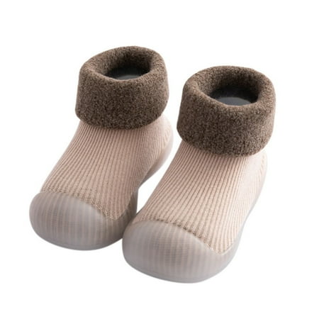 Infant Baby Girls Boys Warm Baby Socks Shoes Newborn Crib Shoes Baby Footwear Socks