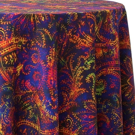 Ultimate Textile Golden Paisley 114-Inch Round Patterned Tablecloth
Ultimate Textile Golden Paisley 114-Inch Round Patterned Tablecloth