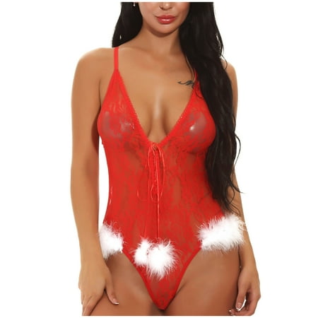 JeashCHAT Lingerie for Women Sexy Ladies Sexy Lace Printed Bandage Hair Ball Cross Shoulder Strap Bodysuit
JeashCHAT Lingerie for Women Sexy Ladies Sexy Lace Printed Bandage Hair Ball Cross Shoulder Strap Bodysuit