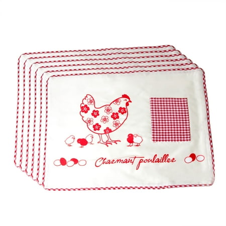 Huaai Placemat Festive Placemat Cutlery Mat Dinner Table Decoration B