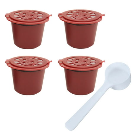 Chueow 4Pcs Reusable Coffee Capsules Pods Cups Coffee Filter For Coffee Machine Kitchen Supplies
Chueow 4Pcs Reusable Coffee Capsules Pods Cups Coffee Filter For Coffee Machine Kitchen Supplies
