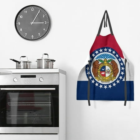 ArtVerse Missouri Flag Apron - 27 x 30