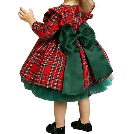 Peyan 0-5T Toddler Kids Girl s Red Christmas Plaid Dress Back Bow Tutu Party Dresses
Peyan 0-5T Toddler Kids Girl s Red Christmas Plaid Dress Back Bow Tutu Party Dresses
