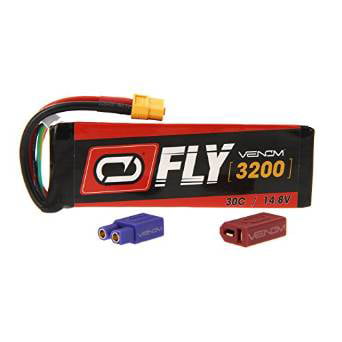 Venom Fly 30C 4S 3200mAh 14.8V LiPO Battery with Universal 2.0 Plug for RC Airplane & Helicopter