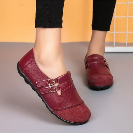ERTUTUYI Flat Buckle Shoes Color Shoes Solid Casual Hook&loop Shoes Women s Shoes Single Women s Casual Shoes Red 39
ERTUTUYI Flat Buckle Shoes Color Shoes Solid Casual Hook&loop Shoes Women s Shoes Single Women s Casual Shoes Red 39