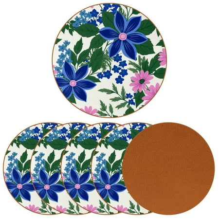 YZUOUZY Home Decor Coaster 6 Pcs Round Microfiber Leather Cool Coasters Abstract Flower
YZUOUZY Home Decor Coaster 6 Pcs Round Microfiber Leather Cool Coasters Abstract Flower