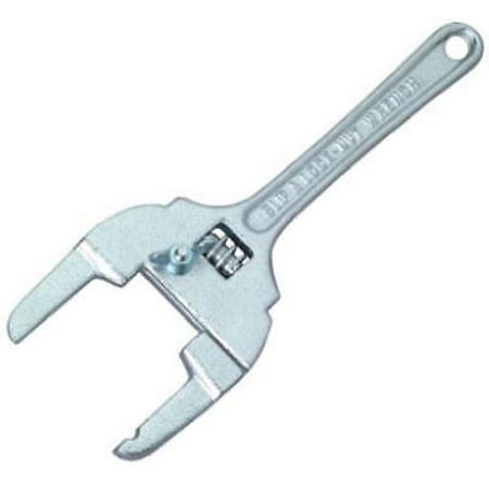 2PK Master Plumber Steel Adjustable Slip Nut Wrench
