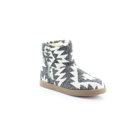 Indigo Rd. Womens Ashley Faux Fur Closed Toe Ankle Fashion White Size 5.5