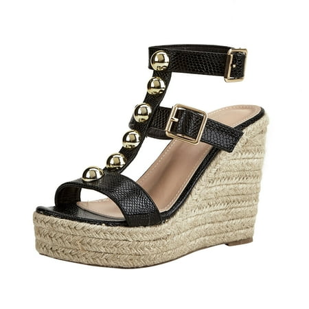 Women s T-Strap Wedge Sandal Summer Espadrille Wedge Sandals Vintage Casual Beach Open Toe Platform Wedge Sandals
Women s T-Strap Wedge Sandal Summer Espadrille Wedge Sandals Vintage Casual Beach Open Toe Platform Wedge Sandals