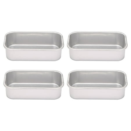 4Pcs Aluminum Alloy Loaf Tin Rectangular Non-Stick Bread Mould Bread Loaf Pans Baking Tools Kitchen Dining Bar Supplies
4Pcs Aluminum Alloy Loaf Tin Rectangular Non-Stick Bread Mould Bread Loaf Pans Baking Tools Kitchen Dining Bar Supplies