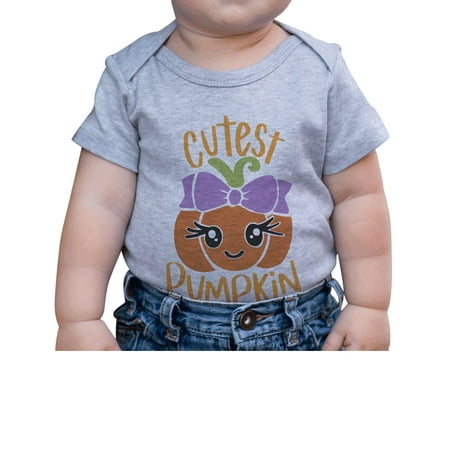 7 ate 9 Apparel Kids Happy Thanksgiving Shirts - Cutest Pumpkin - Pumpkin Patch Shirt - Grey Onepiece 6-12 Months
7 ate 9 Apparel Kids Happy Thanksgiving Shirts - Cutest Pumpkin - Pumpkin Patch Shirt - Grey Onepiece 6-12 Months