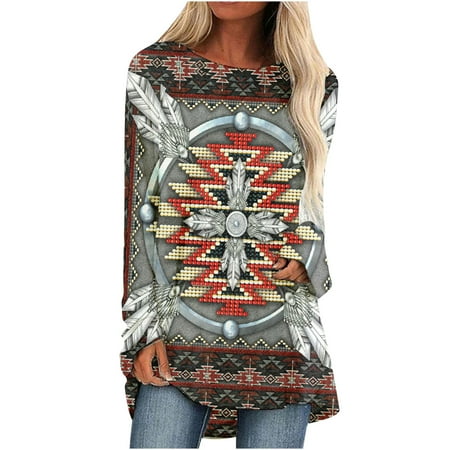 Ziloco Women Casual Long Sleeve Round Neck Tops Loose Blouse Folk-custom Printed Shirts fall sweatshirts for women scrub tops women Red XL
Ziloco Women Casual Long Sleeve Round Neck Tops Loose Blouse Folk-custom Printed Shirts fall sweatshirts for women scrub tops women Red XL