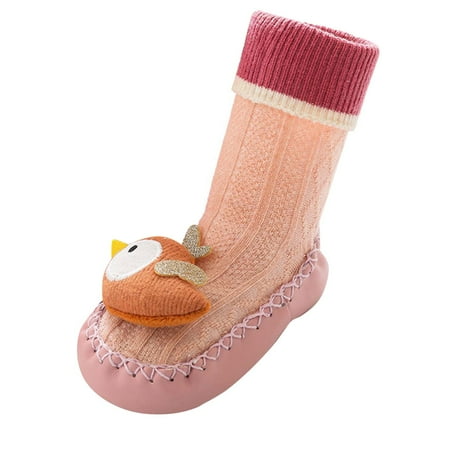 Warm Wool Cartoon Baby Booties Thickened Leather Sole And Toddler Floor Socks For Fall/Winter
Warm Wool Cartoon Baby Booties Thickened Leather Sole And Toddler Floor Socks For Fall/Winter