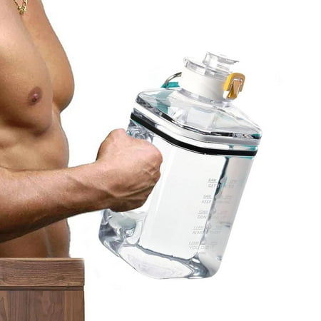 Fovolat Outdoor Water Bottle Half Gallon Water Bottle with Time Marker Reusable Sports Water Bottle Jugs for Outdoor Workout Red/Black/Blue/White realistic
Fovolat Outdoor Water Bottle Half Gallon Water Bottle with Time Marker Reusable Sports Water Bottle Jugs for Outdoor Workout Red/Black/Blue/White realistic