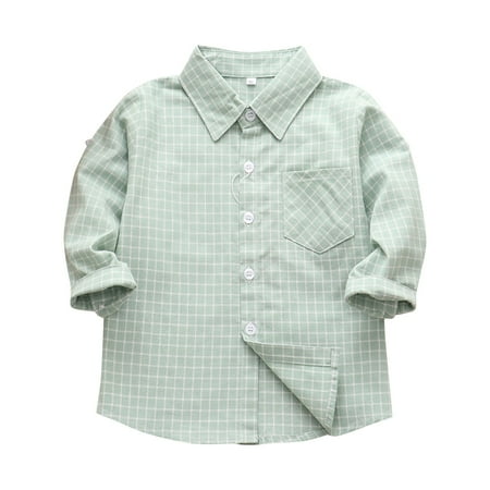 QWERTYU Infant Baby Toddler Kids Boy Pockets Button Up Jackets High Neck Long Sleeve Plaid Outerwear Fall Winter Cotton Shirts
QWERTYU Infant Baby Toddler Kids Boy Pockets Button Up Jackets High Neck Long Sleeve Plaid Outerwear Fall Winter Cotton Shirts