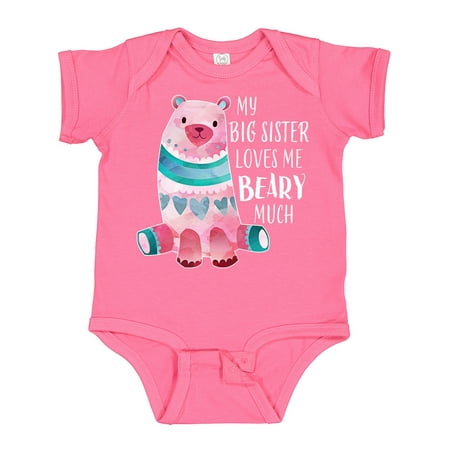 Inktastic My Big Sister Loves Me Beary Much with Cute Bear Gift Baby Boy or Baby Girl Bodysuit
Inktastic My Big Sister Loves Me Beary Much with Cute Bear Gift Baby Boy or Baby Girl Bodysuit