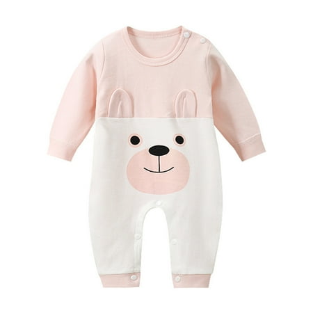 DENGDENG Baby Unisex Infant Cartoon Rompers One-Piece Summer Full Clothes Long-Sleeve Cotton Jumpsuit 0-12M
DENGDENG Baby Unisex Infant Cartoon Rompers One-Piece Summer Full Clothes Long-Sleeve Cotton Jumpsuit 0-12M
