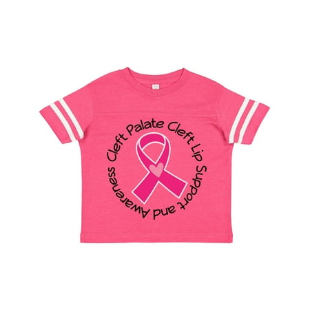 Inktastic Cleft Palate Cleft Lip Awareness Ribbon Gift Toddler Boy or Toddler Girl T-Shirt
