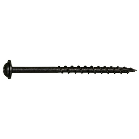#7 x 2-1/2 Black Phosphate Star Round Head Pocket Screws (40 pcs.)
