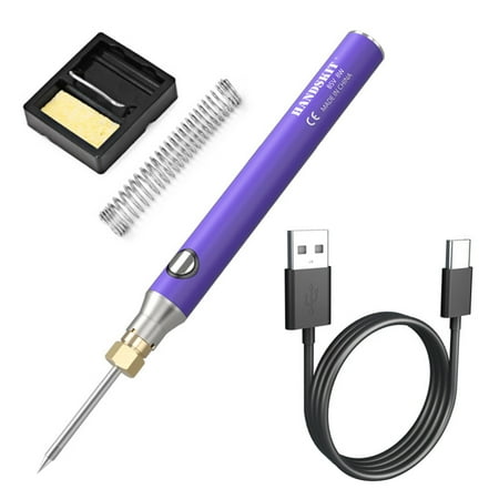Viugreum Soldering Iron Kit | 8W Soldering Iron with Interchangeable Iron Tips | 5 In 1 Adjustable Temperature Soldering Welding Iron Kit For Any Hobby Enthusiast 5V US Plug
Viugreum Soldering Iron Kit | 8W Soldering Iron with Interchangeable Iron Tips | 5 In 1 Adjustable Temperature Soldering Welding Iron Kit For Any Hobby Enthusiast 5V US Plug
