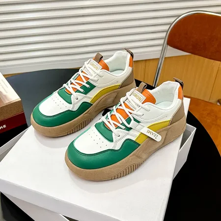 Yishow-AA Fashion Color Block Board Shoes Lace-up Thick Sole Casual Sneakers Women‘s Footwear
Yishow-AA Fashion Color Block Board Shoes Lace-up Thick Sole Casual Sneakers Women‘s Footwear