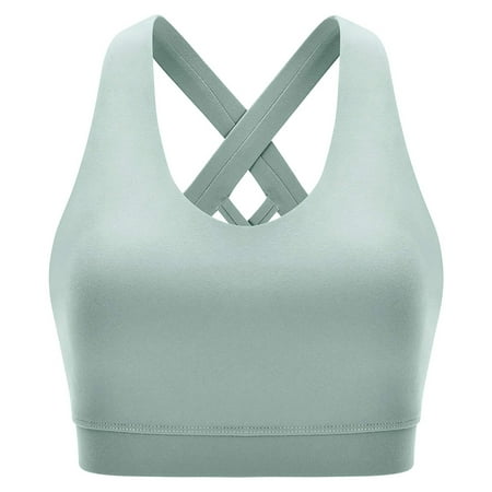 Sports Bra for Women Criss-Cross Back Padded Strappy Sports Bras Medium Support Yoga Bra
Sports Bra for Women Criss-Cross Back Padded Strappy Sports Bras Medium Support Yoga Bra