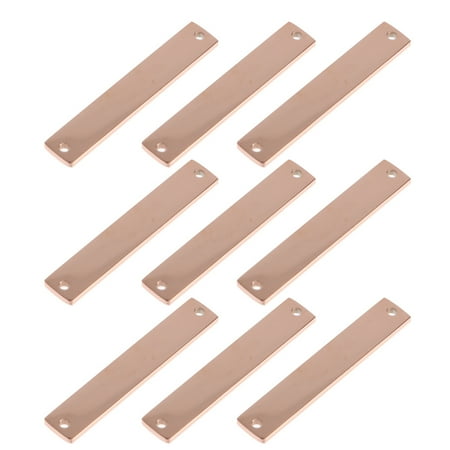NUOLUX 10 Pcs Mirror Stainless Steel Hanging Pendant Accessories DIY Hanging Plating Decorations Double Holes Connector Piece (Rose Gold)
NUOLUX 10 Pcs Mirror Stainless Steel Hanging Pendant Accessories DIY Hanging Plating Decorations Double Holes Connector Piece (Rose Gold)