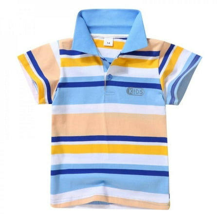 Cleance Sale!Kids Boys Striped Clothes Summer T-Shirts School Children Clothing Cotton Short Sleeve Turn-down Collar Sports Tops Size 1-7Yrs
Cleance Sale!Kids Boys Striped Clothes Summer T-Shirts School Children Clothing Cotton Short Sleeve Turn-down Collar Sports Tops Size 1-7Yrs