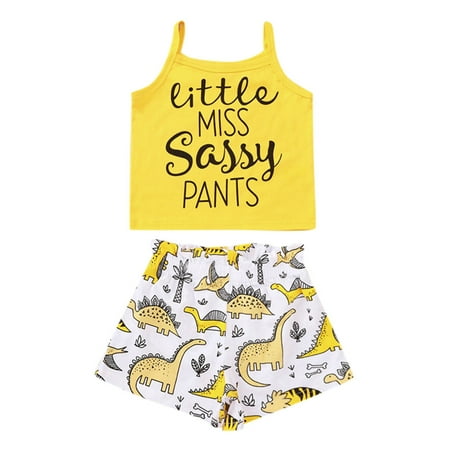 AIMAOMI Toddler Kids Baby Girls Boys Letter Suspenders Vest Dinosaurs Print Shorts Set H
AIMAOMI Toddler Kids Baby Girls Boys Letter Suspenders Vest Dinosaurs Print Shorts Set H