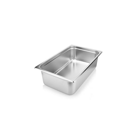 Steam Pan Stainless Steel 1/1 25 Gauge Std. 6 Stainless Steel Silver