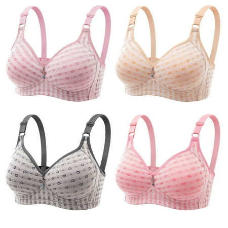 LAST CLANCE SALE! Wireless Bra Love Pattern 4 Packs Full Coverage Wirefree Plus-Size Bra (Sizes from 36/80BC to 44/100BC)
LAST CLANCE SALE! Wireless Bra Love Pattern 4 Packs Full Coverage Wirefree Plus-Size Bra (Sizes from 36/80BC to 44/100BC)
