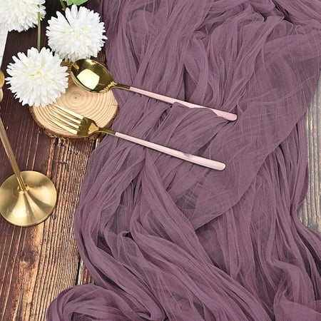 6 Pack 10Ft Violet Amethyst Cheesecloth Table Runner 29 x120 Gauze Fabric Boho Table Runner Rustic Cheesecloth Table Cloth for Romantic Wedding Party Birthday Dinner Boho Table Decor
6 Pack 10Ft Violet Amethyst Cheesecloth Table Runner 29 x120 Gauze Fabric Boho Table Runner Rustic Cheesecloth Table Cloth for Romantic Wedding Party Birthday Dinner Boho Table Decor