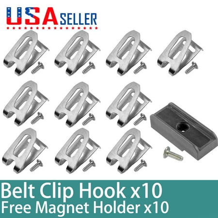 10 Packs Belt Clip Hook Replaces Obsolete Part # 324705-1 For Makita BTD130FSFEW BTD130F BTD130FZ BTD132 BTD132Z BTD140 BTD140Z BTD141H2 BTD141HW BTD141 BTD141Z BTD142H (Type 1) Drill / Driver
10 Packs Belt Clip Hook Replaces Obsolete Part # 324705-1 For Makita BTD130FSFEW BTD130F BTD130FZ BTD132 BTD132Z BTD140 BTD140Z BTD141H2 BTD141HW BTD141 BTD141Z BTD142H (Type 1) Drill / Driver
