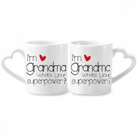 I m a Grandma What s your Superpower Couple Porcelain Mug Set Cerac Lover Cup Heart Handle
I m a Grandma What s your Superpower Couple Porcelain Mug Set Cerac Lover Cup Heart Handle