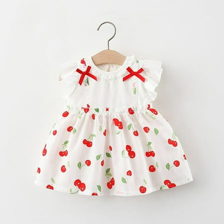 Tking Fashion Toddler Baby Kids Girl Sleeveless Summer Ruffles Princess Dresses Casual Clothes Red 80
Tking Fashion Toddler Baby Kids Girl Sleeveless Summer Ruffles Princess Dresses Casual Clothes Red 80