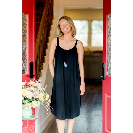 The Pioneer Woman Gathered Neck Knit Sleep Gown with Pockets Women’s Sizes S-3X