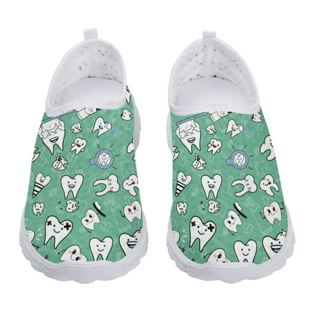Fashion White Cartoon Tooth Design Mesh Breathable Women s Shoes Comfortable Flat Walking Running Shoes Zapatos
Fashion White Cartoon Tooth Design Mesh Breathable Women s Shoes Comfortable Flat Walking Running Shoes Zapatos