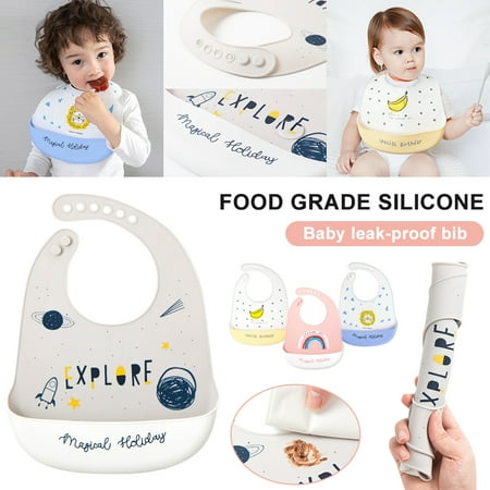 EIMELI Baby Bibs Silicone Baby Bibs for Newborns Infant Toddlers Comfortable Waterproof Feeding Bibs Soft Easily Wipes Clean Baby Gifts Travel Bibs Set for Boys Girls 
EIMELI Baby Bibs Silicone Baby Bibs for Newborns Infant Toddlers Comfortable Waterproof Feeding Bibs Soft Easily Wipes Clean Baby Gifts Travel Bibs Set for Boys Girls