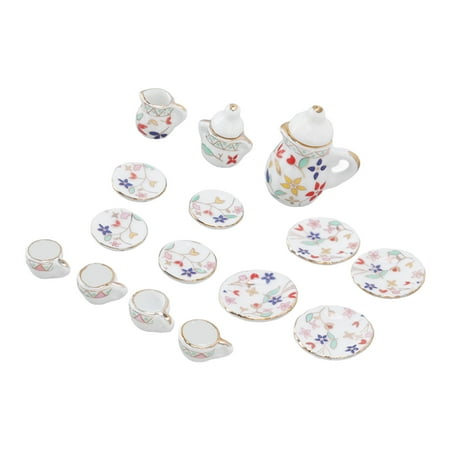 Miniatures Tea Cup Set Holiday Gifts Lifelike Vivid Porcelain Dollhouse Tea Set For Doll House Accessories Type E
Miniatures Tea Cup Set Holiday Gifts Lifelike Vivid Porcelain Dollhouse Tea Set For Doll House Accessories Type E