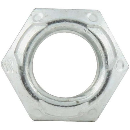 0.38 in. 16 Coarse Thread Mechanical Lock Hex Nuts - Pack of 10