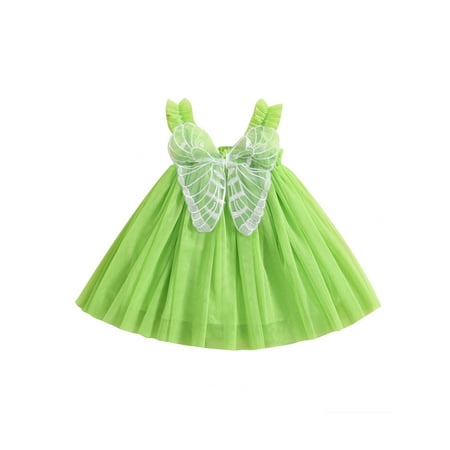 One opening Toddler Girls Tulle Dress Green Sleeveless Princess Dress with Butterfly Decor Layered Summer Skirt
One opening Toddler Girls Tulle Dress Green Sleeveless Princess Dress with Butterfly Decor Layered Summer Skirt