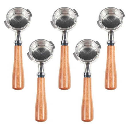 5pcs 58MM Stainless Steel Coffee Machine Bottomless Portafilter for Coffee Machine Professional Accessory
5pcs 58MM Stainless Steel Coffee Machine Bottomless Portafilter for Coffee Machine Professional Accessory