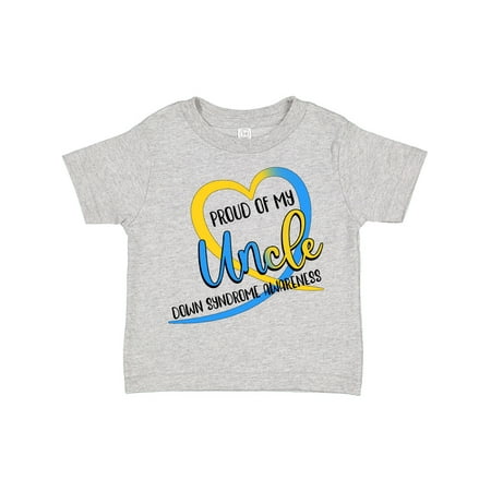Inktastic Proud of My Uncle Down Syndrome Awareness Heart Ribbon Gift Toddler Boy or Toddler Girl T-Shirt
Inktastic Proud of My Uncle Down Syndrome Awareness Heart Ribbon Gift Toddler Boy or Toddler Girl T-Shirt