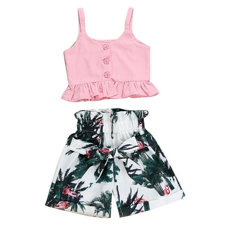 Toddler Kid Baby Girl Rainforest Condole Belt Shorts Suit Buttons Lotus Super Short Sleeves Bowknot Pants
Toddler Kid Baby Girl Rainforest Condole Belt Shorts Suit Buttons Lotus Super Short Sleeves Bowknot Pants