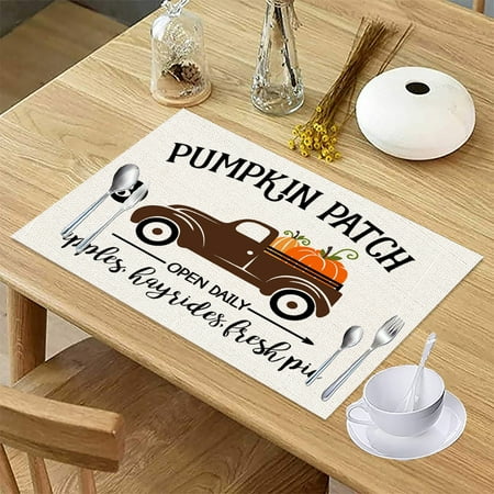 Placemat Placemat Thanksgiving Placemats Table Mat Place Mat Cloth Kitchen Mat Holiday Decoration For Dining Table Home
Placemat Placemat Thanksgiving Placemats Table Mat Place Mat Cloth Kitchen Mat Holiday Decoration For Dining Table Home