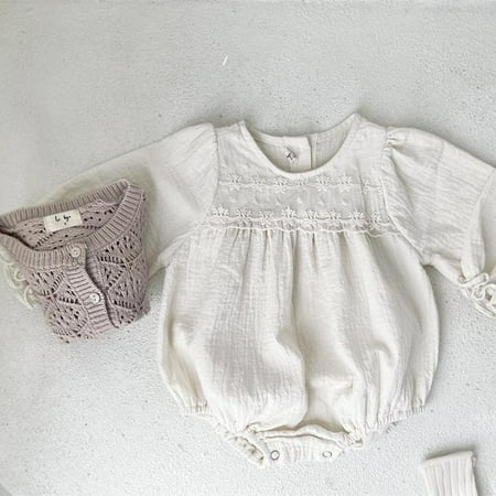 DanceeMangoo New Fashion Baby Girl Bodysuit Cotton Long Sleeve Infant Jumpsuit Sweet Little Girl Clothes Newborn 100 Day Party Clothing
DanceeMangoo New Fashion Baby Girl Bodysuit Cotton Long Sleeve Infant Jumpsuit Sweet Little Girl Clothes Newborn 100 Day Party Clothing
