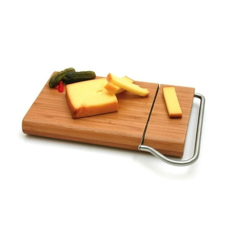 Swissmar Bamboo Cutting Board with Cheese Slicer Blade